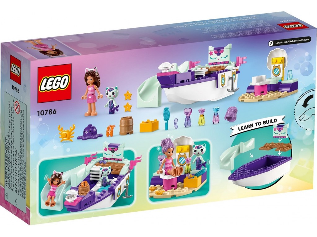 LEGO Gabby's Dollhouse 10786 Корабль и спа Габби и МерКэта