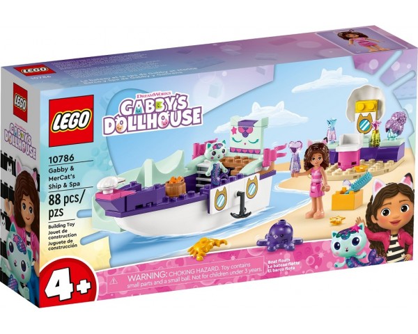 10786 Lego Gabby's Dollhouse Корабль и спа Габби и МерКэта