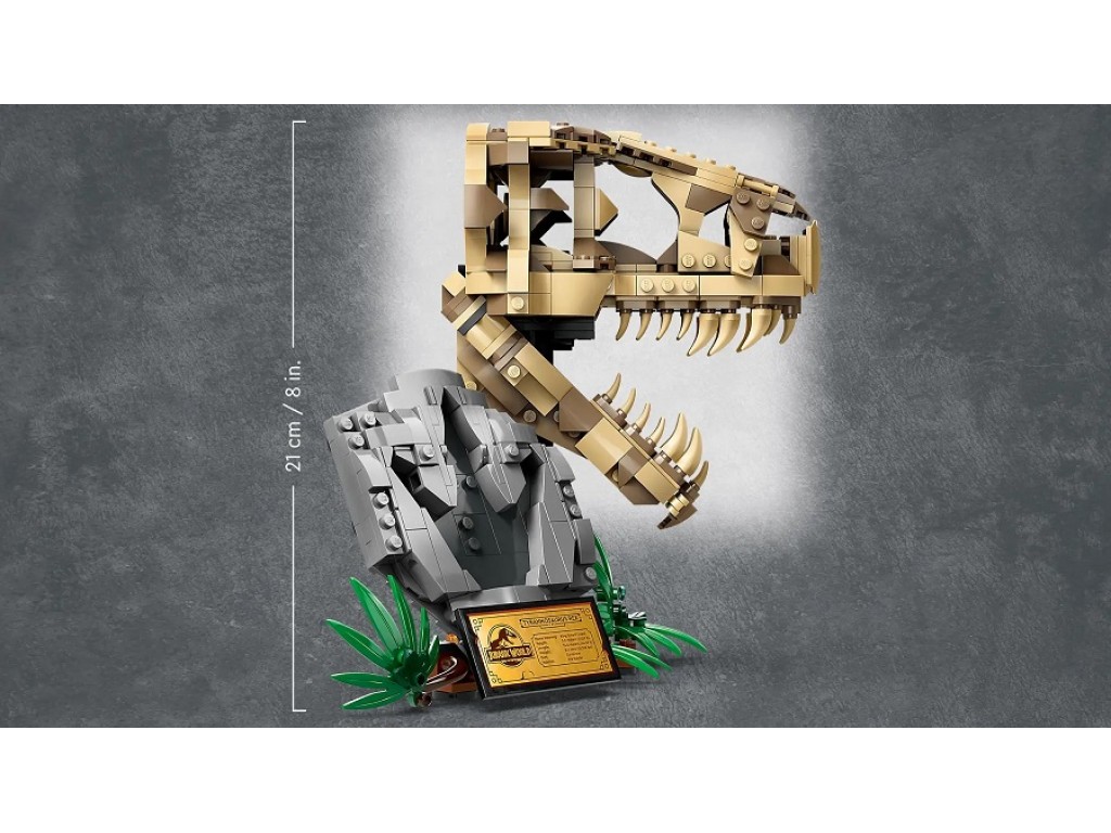 Конструктор LEGO Jurassic World 76964 Скелеты динозавров - череп тираннозавра