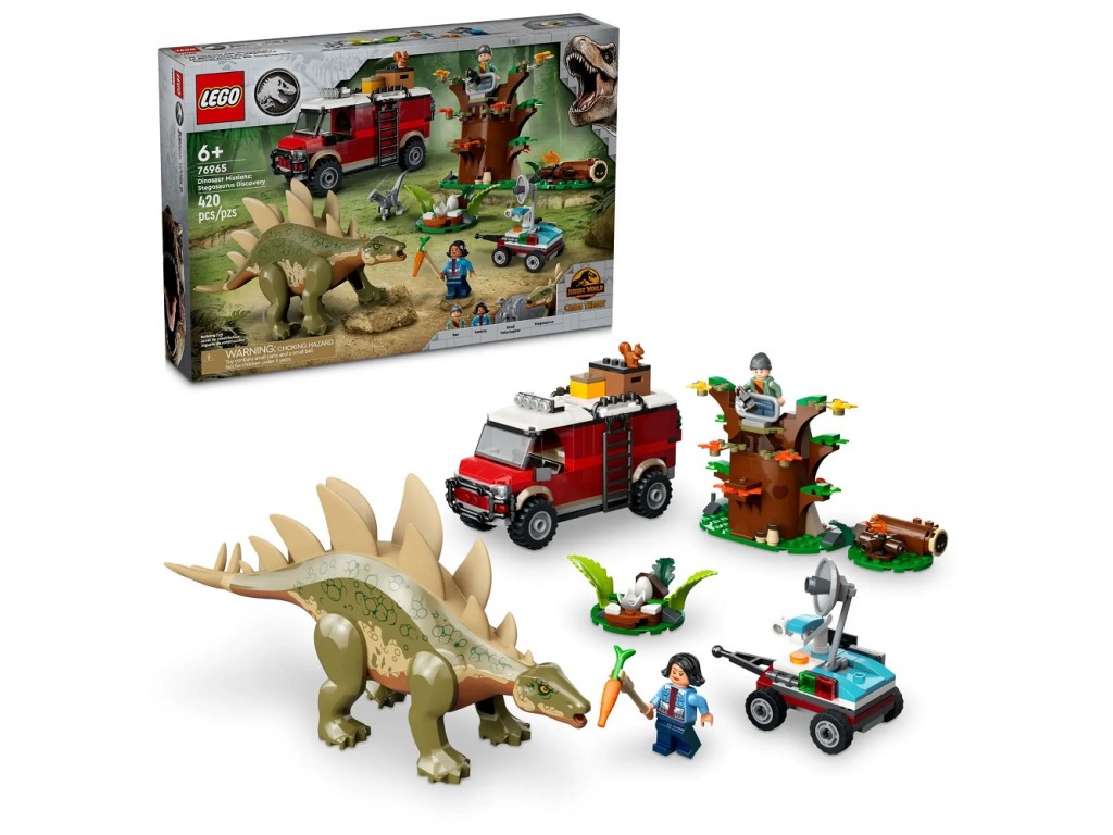 Конструктор LEGO Jurassic World 76965 Диномиссии: открытие стегозавра
