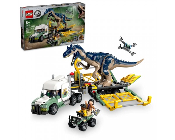 76966 Lego Jurassic World Грузовик для перевозки аллозавра