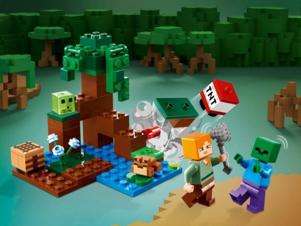 LEGO Minecraft 21240 Приключение на болоте