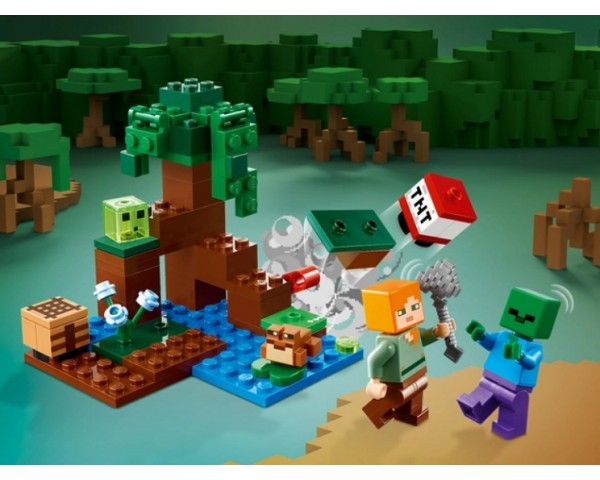 21240 Lego Minecraft Приключение на болоте