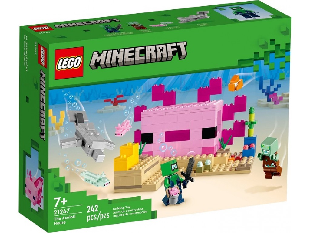 LEGO Minecraft 21247 Дом Аксолотля