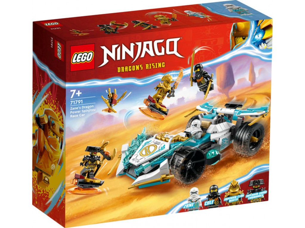 LEGO Ninjago 71791 Гоночный автомобиль Зейна - Сила дракона кружитцу
