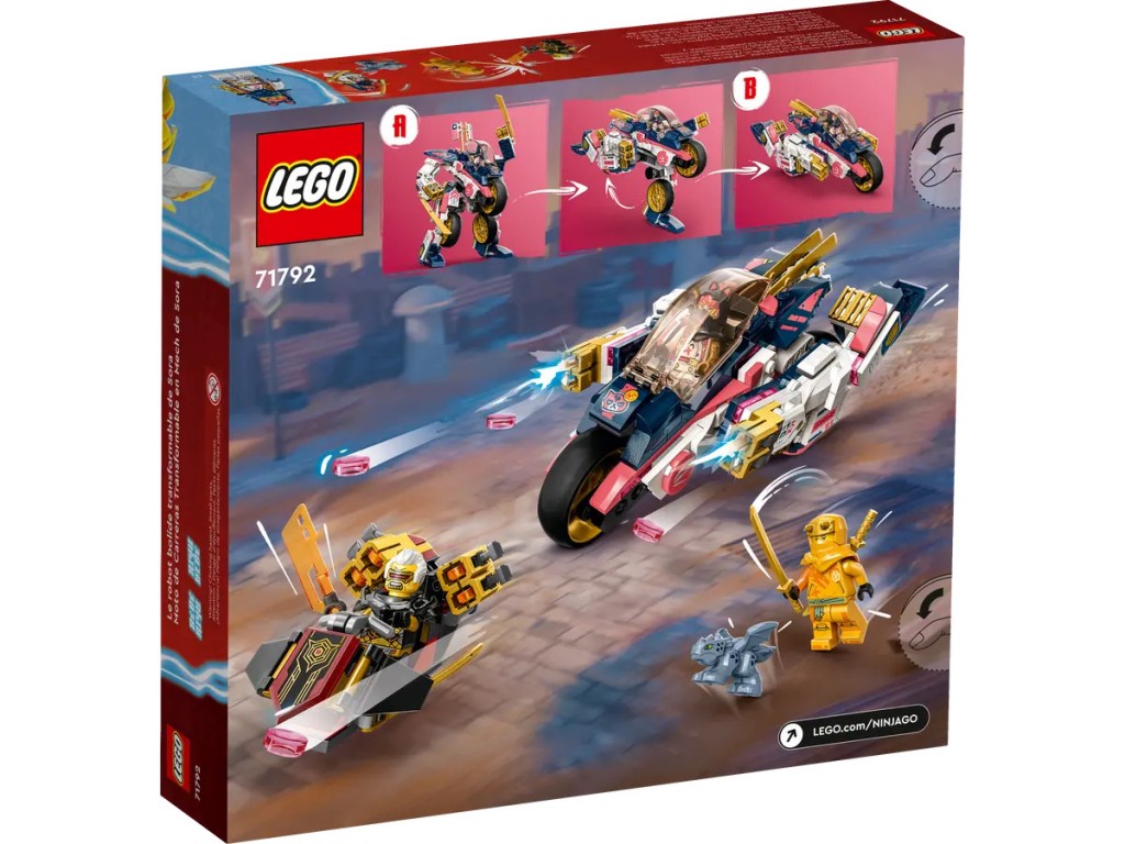 LEGO Ninjago 71792 Трансформирующийся механический велогонщик Соры