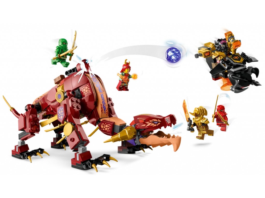 LEGO Ninjago 71793 Тепловая волна, трансформирующийся лавовый дракон