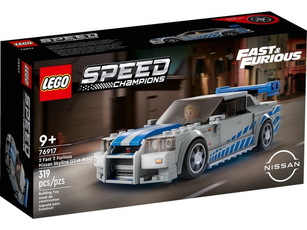LEGO Speed Champions 76917 Форсаж 2 Nissan Skyline GT-R R34