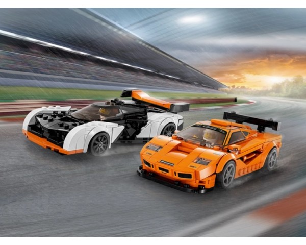 76918 LEGO Speed Champions McLaren Solus GT и McLaren F1 LM