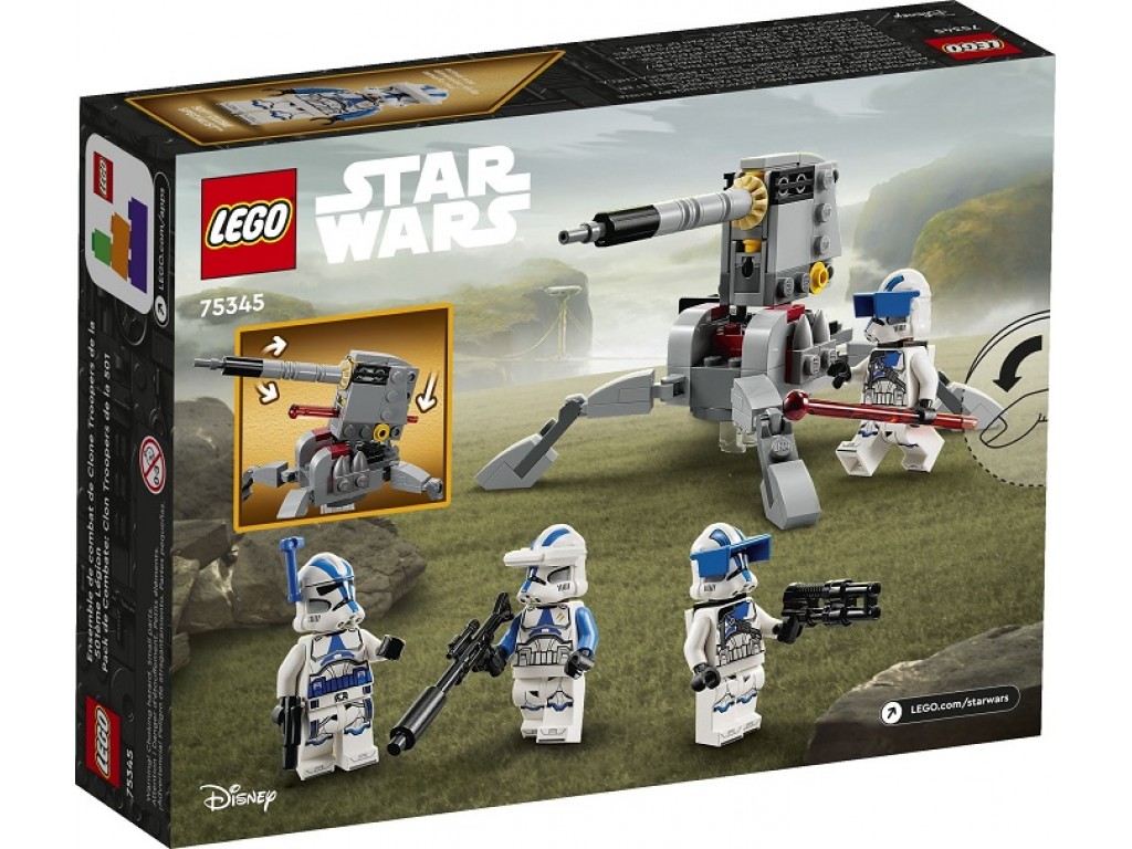 LEGO Star Wars 75345 Боевой набор клонов-пехотинцев 501-го легиона