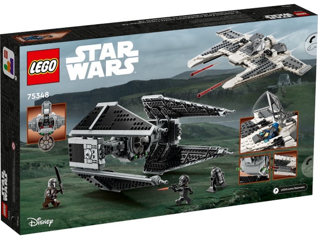 LEGO Star Wars 75348 Мандалорский истребитель против Перехватчика TIE