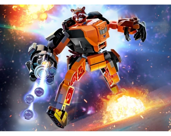 Конструктор LEGO Super Heroes 76243 Реактивный Енот: робот