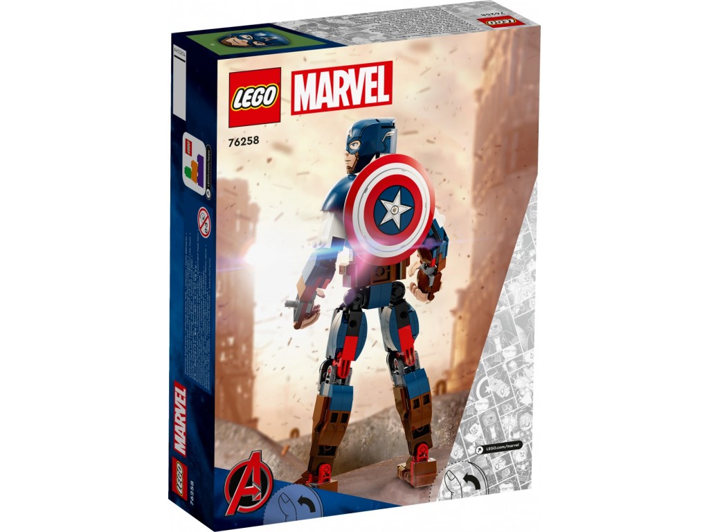 LEGO Super Heroes 76258 сборная фигурка Капитана Америки