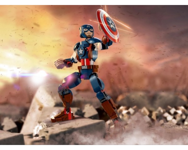 76258 Lego Super Heroes сборная фигурка Капитана Америки