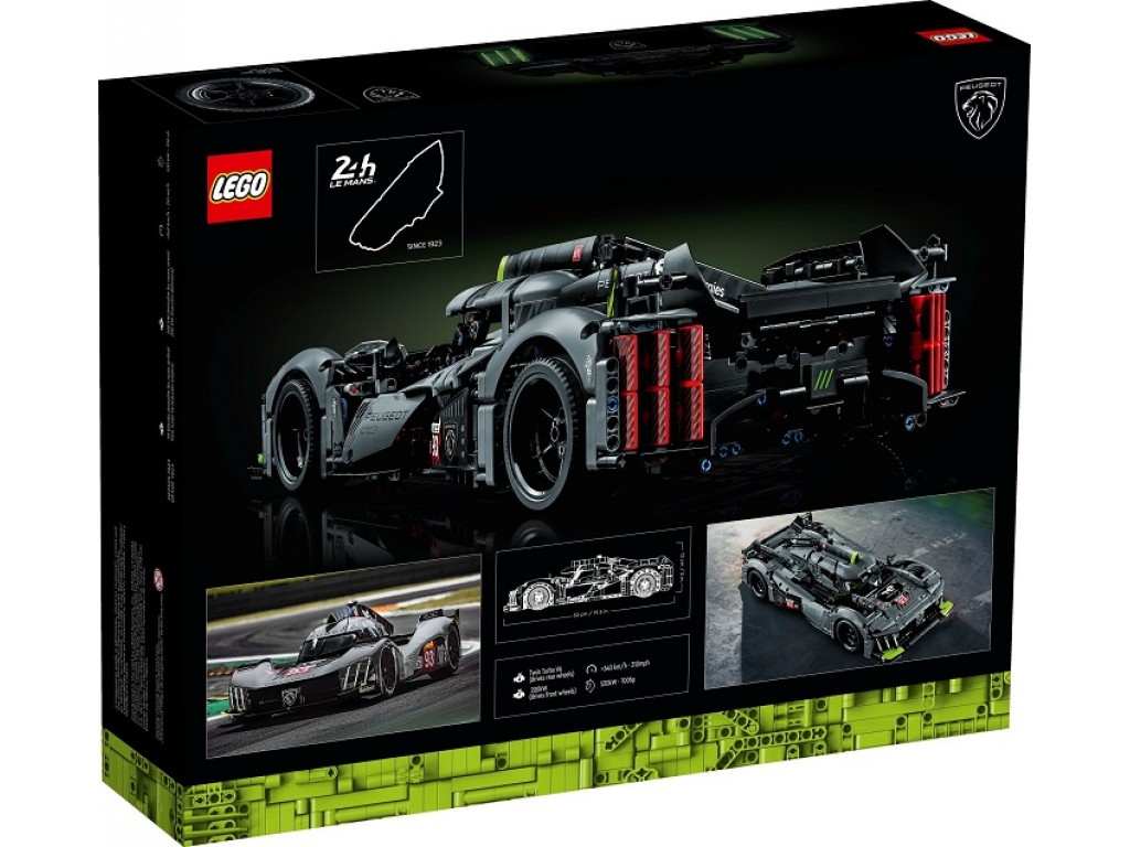 LEGO Technic 42156 Гибридный гиперкар PEUGEOT 9X8 24H Le Mans