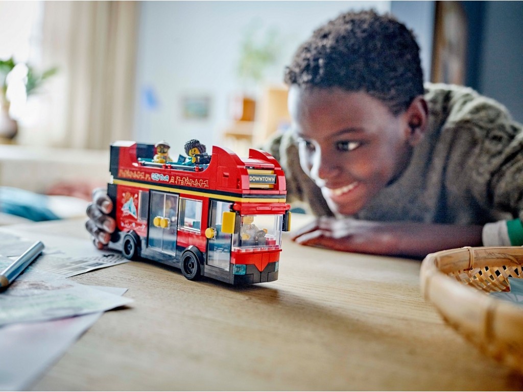 LEGO City 60407 Красный двухэтажный экскурсионный автобус
