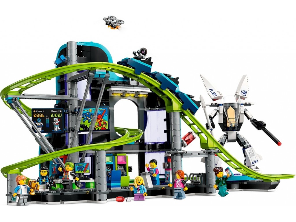 LEGO City 60421 Парк американских горок Мир роботов
