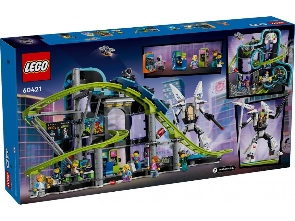 LEGO City 60421 Парк американских горок Мир роботов