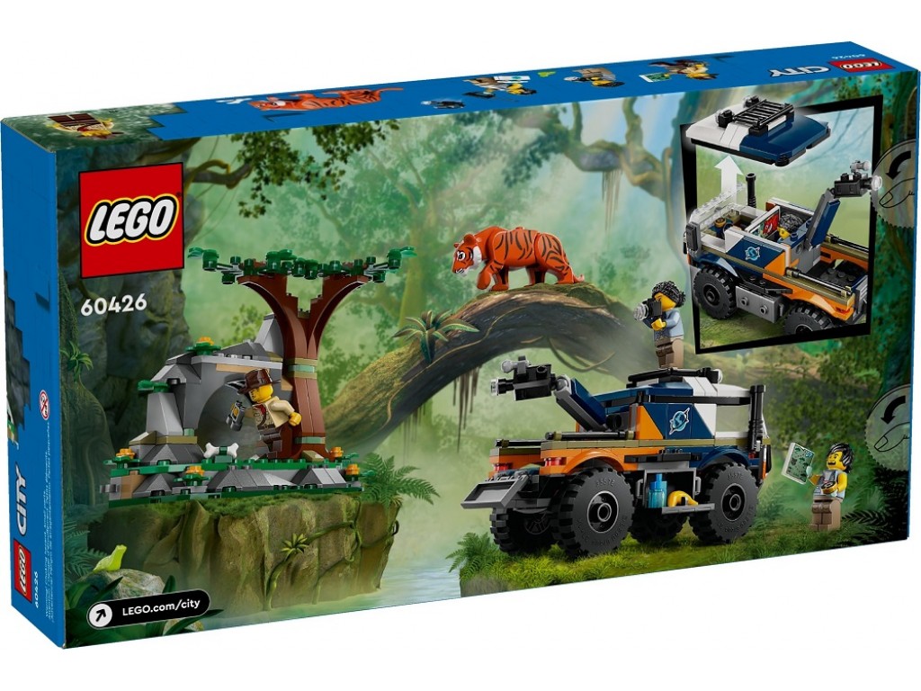 LEGO City 60426 Внедорожник «Исследователь джунглей»