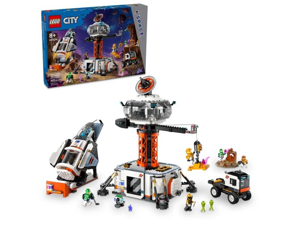 LEGO City 60434 Космическая база и стартовая площадка для ракет
