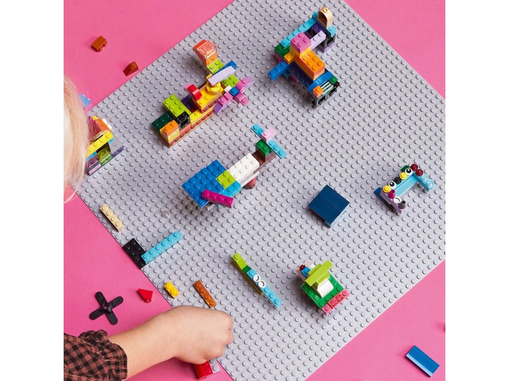 LEGO Classic 11024 Серая строительная пластина