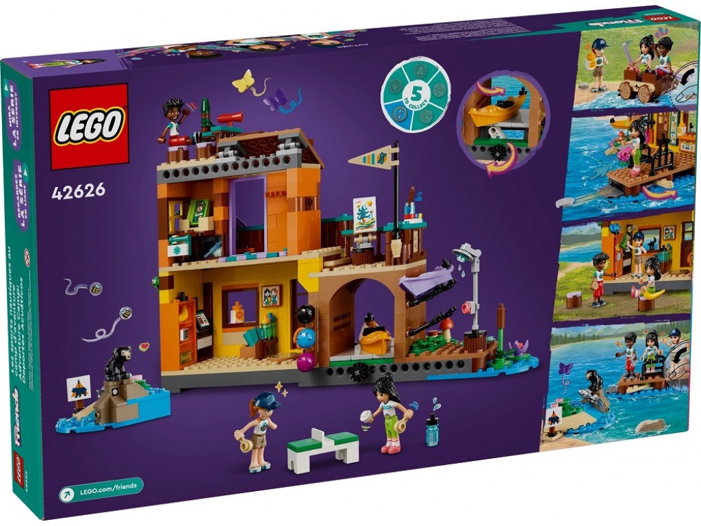 Конструктор 42626 Lego Friends Лагерь приключений водные виды спорта