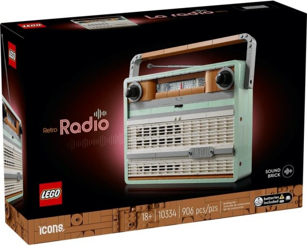 10334 Lego Icons Радио в стиле ретро