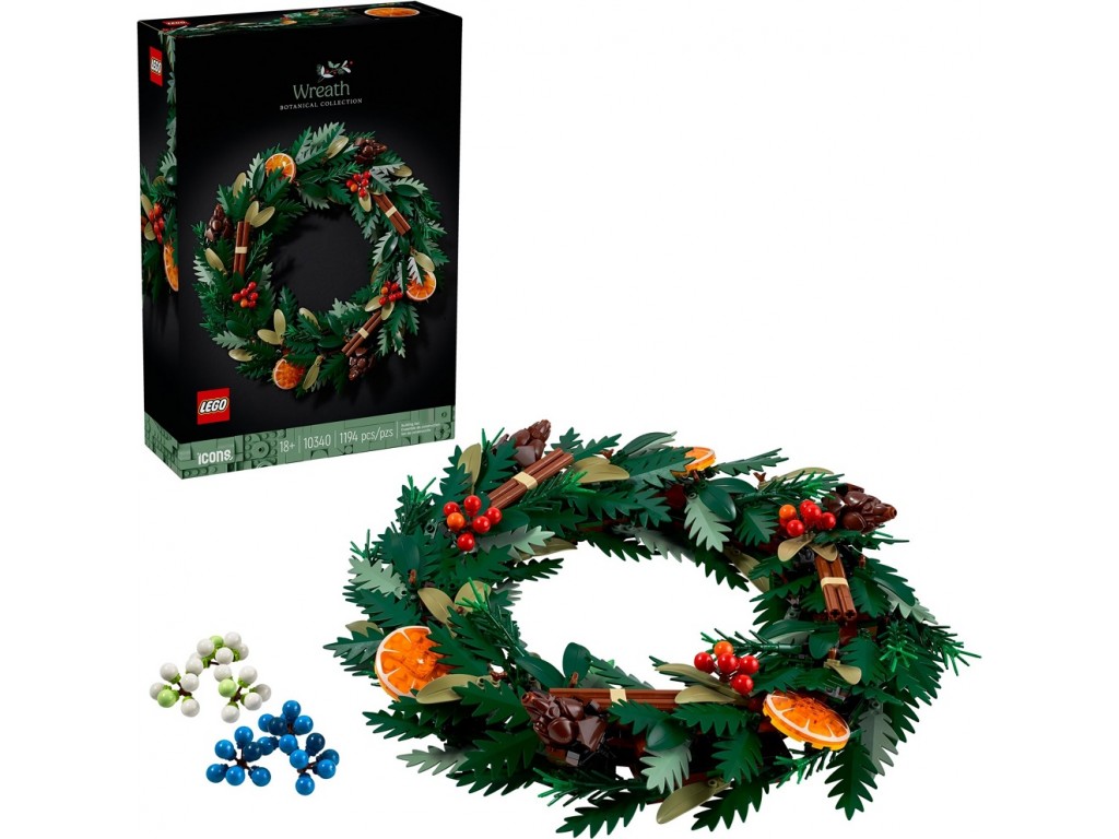 LEGO Icons 10340 Рождественский Венок