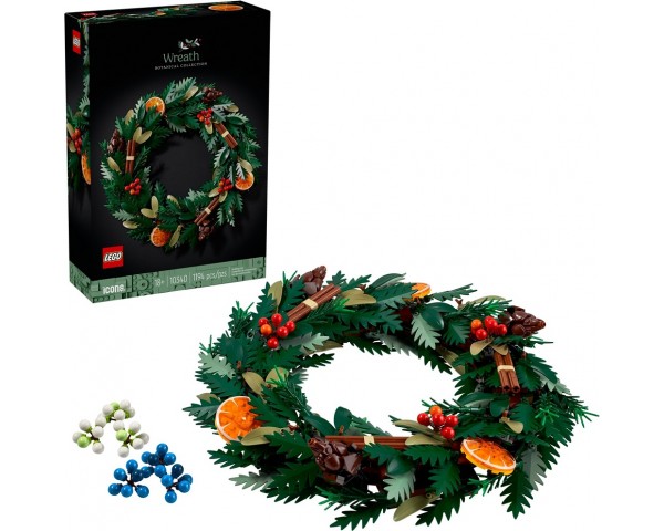 10340 Lego Icons Рождественский Венок