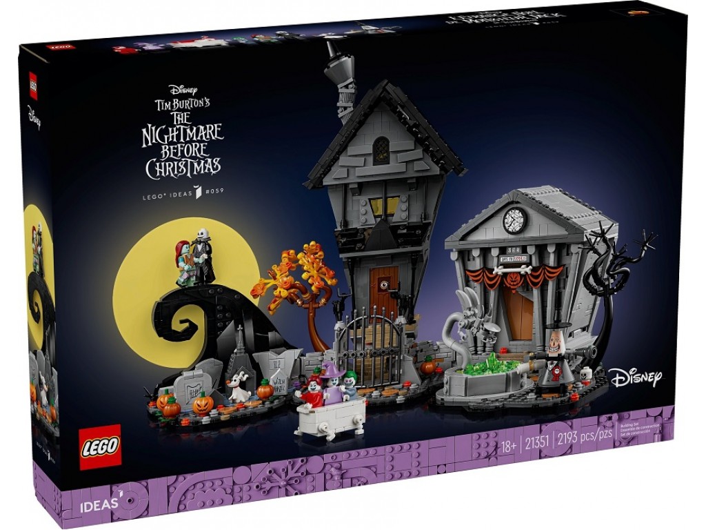 LEGO Ideas 21351 Дисней Хэллоуинский кошмар Тима Бертона