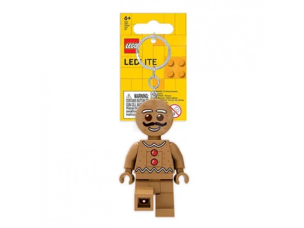 Брелок LEGO с фонариком - Пряничный человек