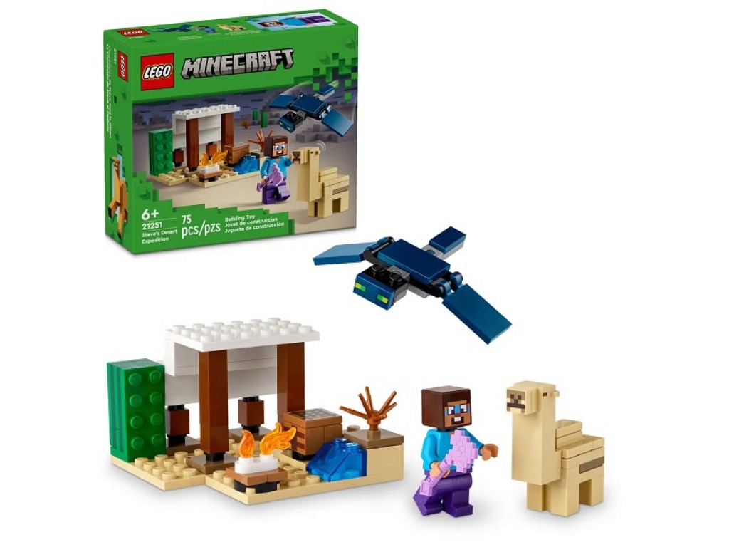 LEGO Minecraft 21251 Экспедиция Стива в пустыню