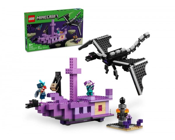 21264 Lego Minecraft Эндер-дракон и корабль Эндера