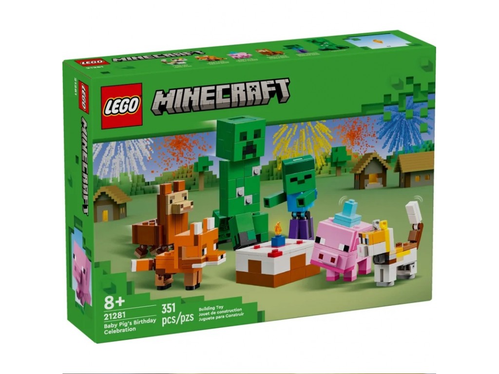 LEGO Minecraft 21281 День рождения Пятачка