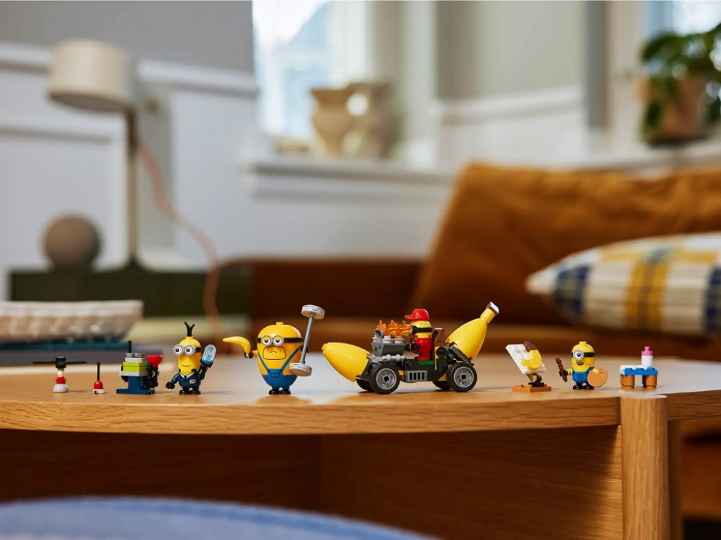 75580 LEGO Despicable Me 4 (Лего Гадкий я 4) Миньоны и тележка с бананами