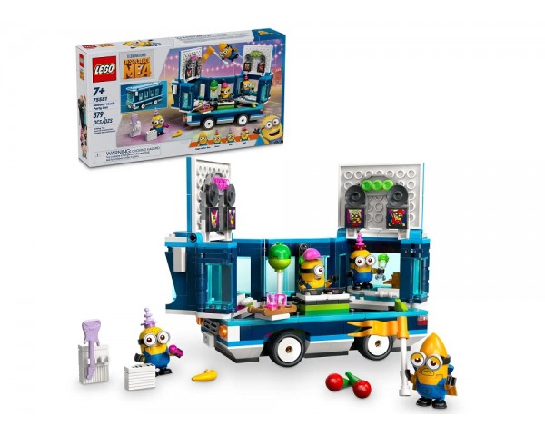 75581 LEGO Despicable Me 4 Автобус для вечеринок с миньонами