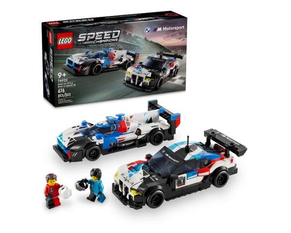 76922 LEGO Speed Champions BMW M4 GT3 и BMW M Hybrid V8