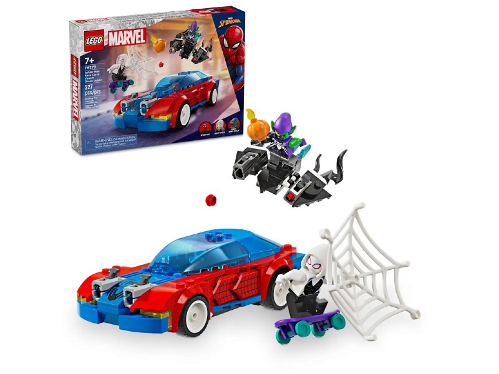LEGO Super Heroes 76279 Гоночная машина Человека-паука и Зеленый гоблин Венома
