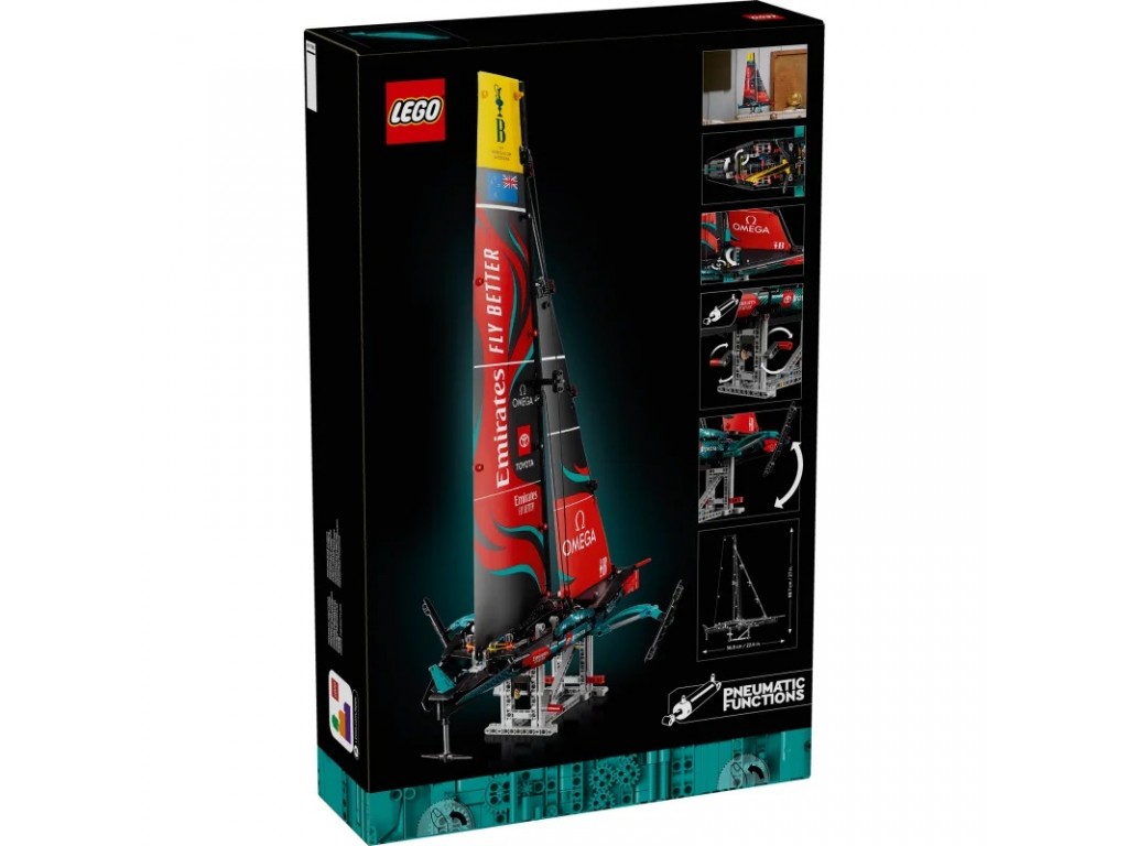 LEGO Technic 42174 Яхта AC75 команды Emirates Team New Zealand