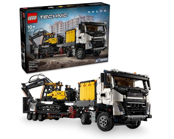 42175 Lego Technic Грузовик Volvo FMX и электрический экскаватор EC230