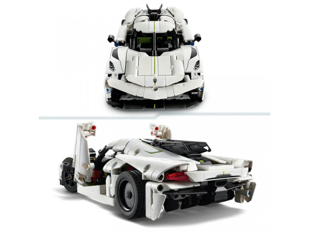 LEGO Technic 42184 Белый гиперкар Koenigsegg Jesko Absolut