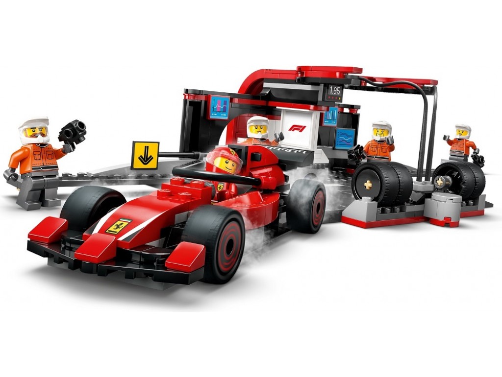 LEGO City 60443 Пит-стоп F1 с автомобилем Ferrari
