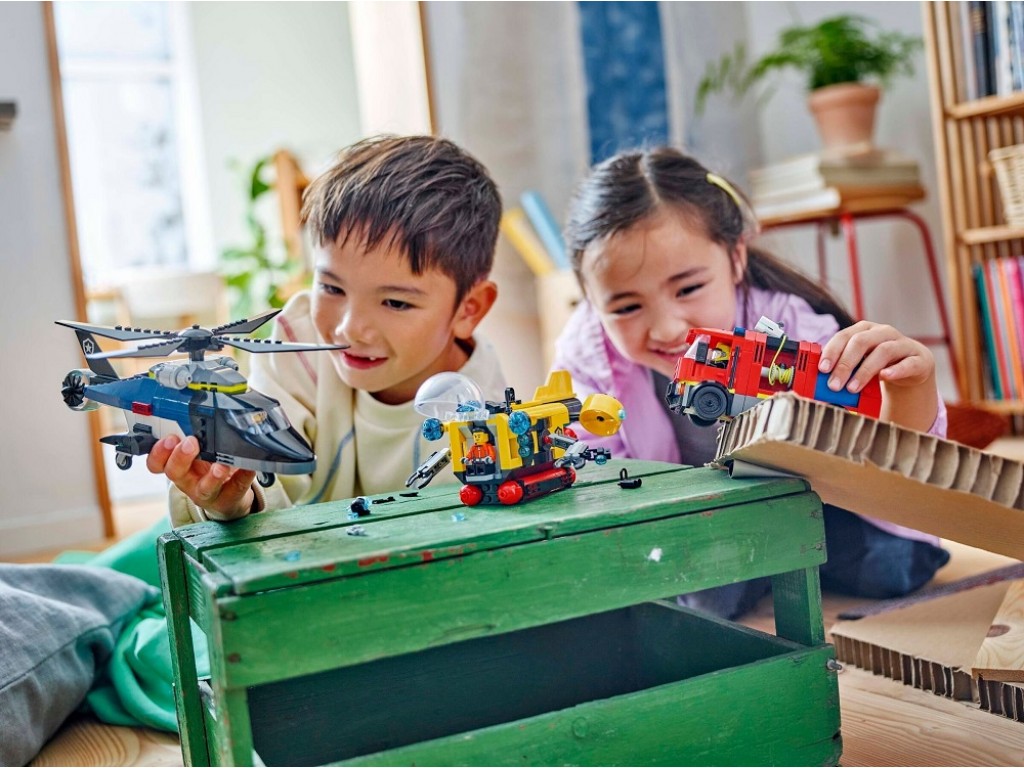 LEGO City 60462 Вертолет, пожарная машина и подводная лодка