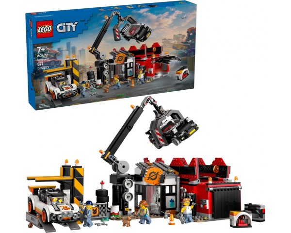60472 Lego City Свалка с автомобилями