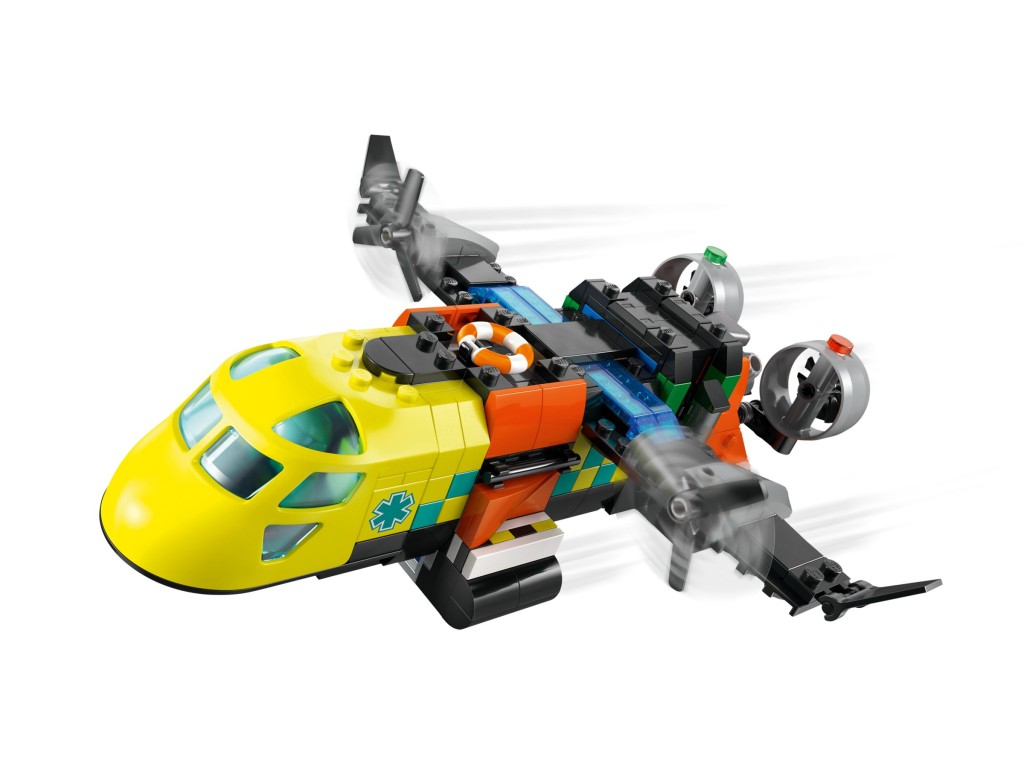 60505 LEGO City Ремикс самолёта, грузовика и судна на воздушной подушке