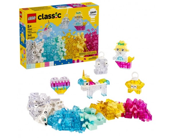 11040 Lego Classic Волшебный набор с прозрачными кубиками
