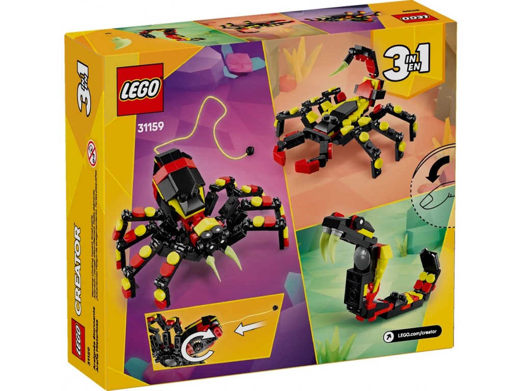 LEGO Creator 31159 Дикие животные Удивительный паук