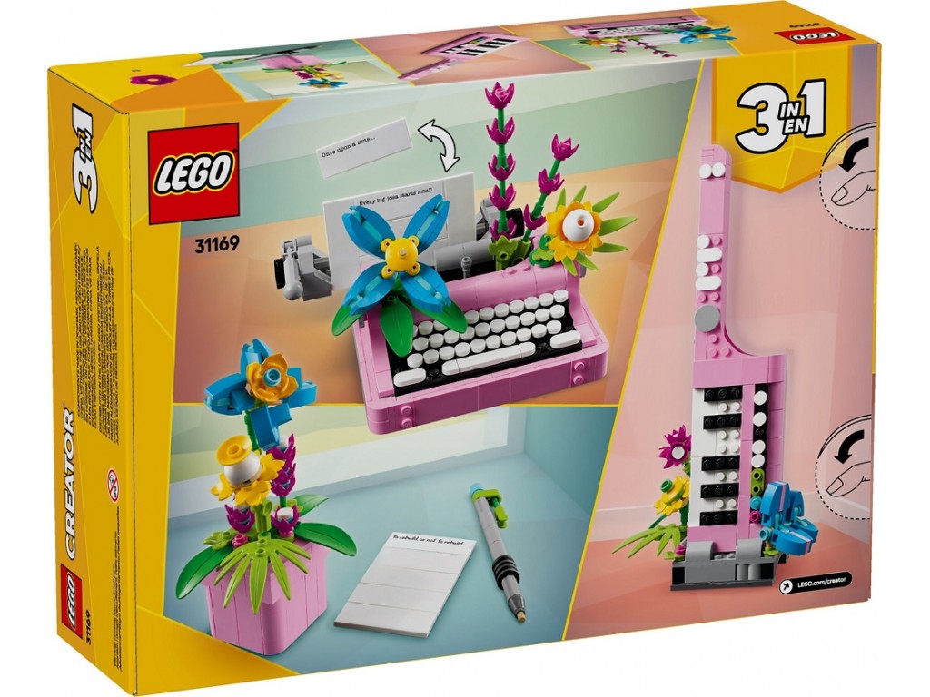 LEGO Creator 31169 Пишущая машинка с цветами