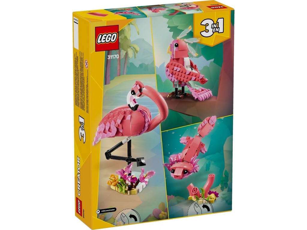 LEGO Creator 31170 Дикие животные: розовый фламинго