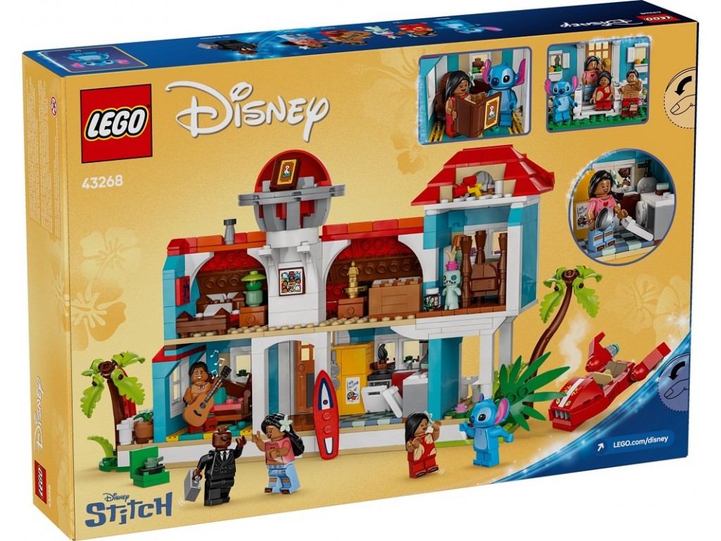 LEGO Disney 43268 Пляжный домик Лило и Стич
